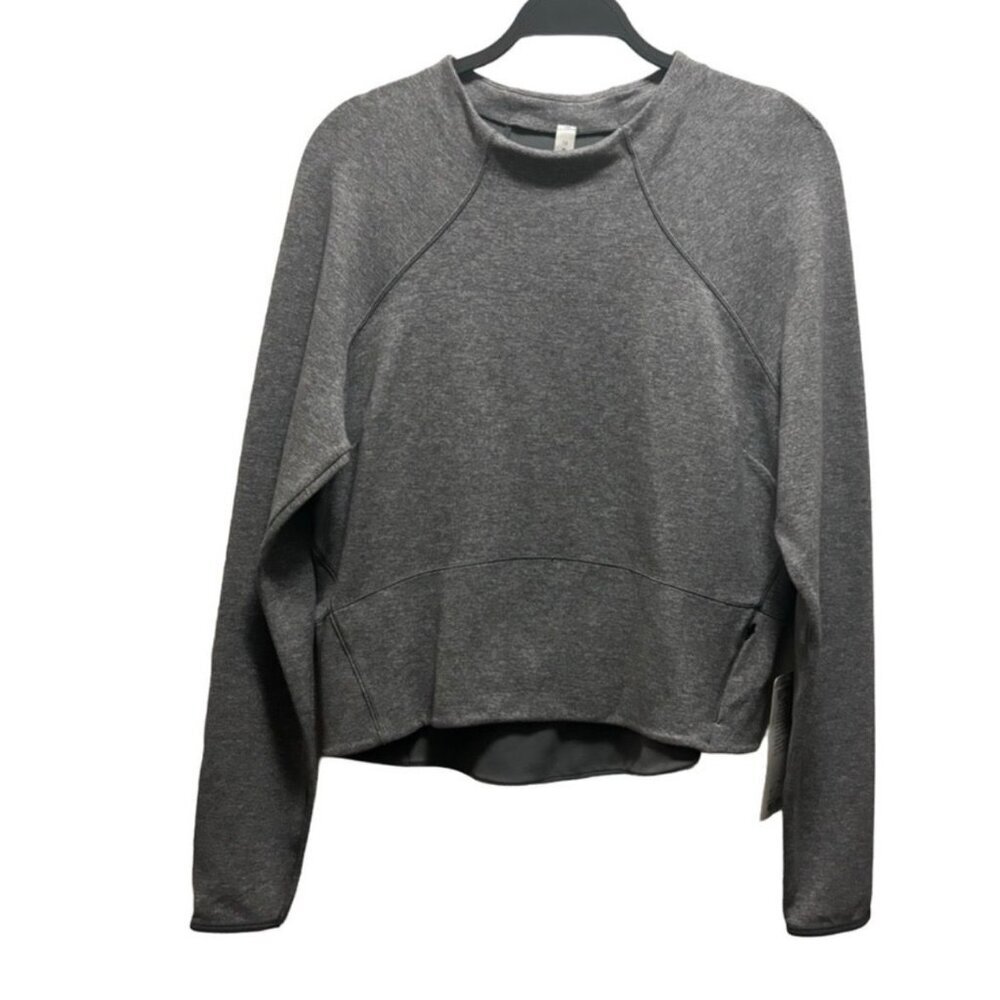 Lululemon Athletica Womens Hill And Valley Mock Neck Pullover Size 12